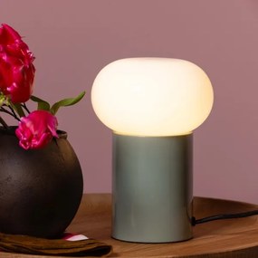 Brilliant - Stolná lampa KNUT 1xE27/25W/230V zelená/biela