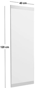 Zrkadlo Azus White 40 x 120 cm