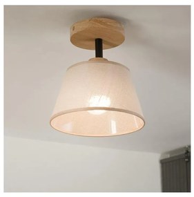 Brilagi - LED Prisadený luster ANTHONY 1xE14/60W/230V dub/béžová BG1436