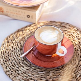 Kávová podšálka 16 cm červená - Hotel Inn Chic farebný - 492138