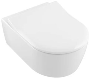 Villeroy & Boch Avento wc so sedátkom softclose závesné zadný odpad 5656rs01 GLACERAAVWC005