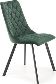 Jedálenská stolička RESTIVO 1 ks tmavozelená