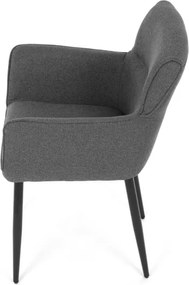 Jedálenská stolička sivá DCH-J2159 GREY2