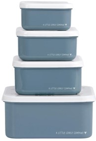 A Little Lovely Company - súprava štyroch desiatových škatuliek - vozidlá