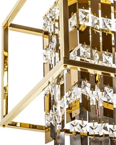 Toolight Toolight, závesné svietidlo 4xE27 APP1113-4CP, zlatá lesklá, OSW-04555