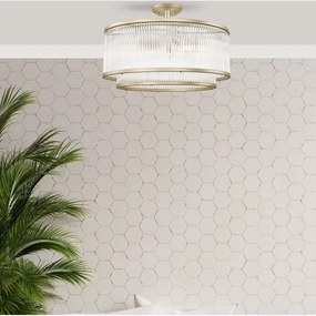 Zuma Line C0528-06H-V6AC - Prisadený luster SERGIO 6xE14/60W/230V zlatá