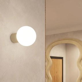 Krémové nástenné svietidlo ø 12 cm Orbital – Sollux