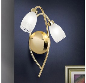 Orion - Nástenné svietidlo CARLA 2xG9/28W/230V zlatá