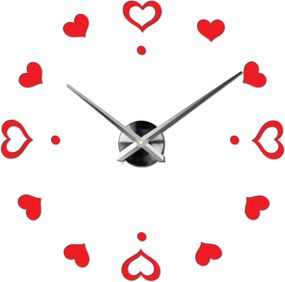 SENTOP | Nástenné hodiny ako obraz moderné hodiny vyrobené z plastu 12S046-S-Wall clock HEU- analógové