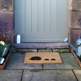 Rohožka z kokosového vlákna 40x60 cm Hedgehog Family – Artsy Doormats