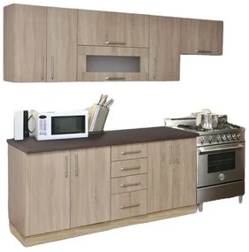 Kuchynská linka Ada 180/240, dub sonoma