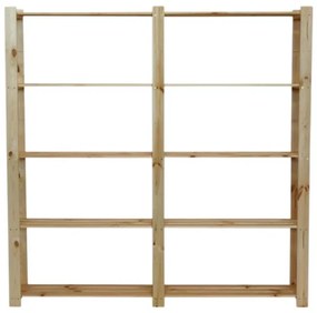 ATMOWOOD Drevený regál 170 x 170 x 28 cm