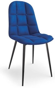 Stolička K417 Velvet/Kov Granát