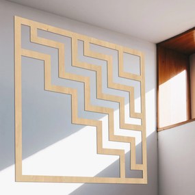 SENTOP | Geometrická drevená dekorácia na stenu | Moderný dizajn | SENTOP HDF0397-A