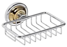 Mydelnička 14x6,5 cm strieborná/zlatá