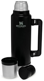 Čierna termoska s hrnčekom 1,4 l – Stanley