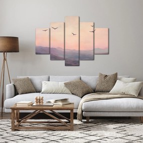 Obraz - Hejno vtákov II. (150x105 cm)