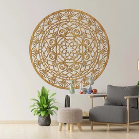 SENTOP | Drevená mandala harmónie – Elegantná dekorácia na stenu I SENTOP HDF0176