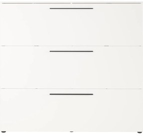 Biela výklopná skrinka na topánky Utah - Germania