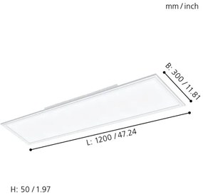 Eglo 96664 - LED RGBW Stmievateľné svietidlo SALOBRENA-C LED/31W + DO