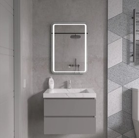 Erga Mia, LED zrkadlo 50x70cm, 1840 lm, 6500K, predné/zadné osvetlenie, ERG-V01-117-5070-00