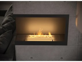 InFire - Rohový BIO krb 84x54 cm 3kW čierna