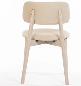 MARY UP DREVENÁ STOLIČKA beige