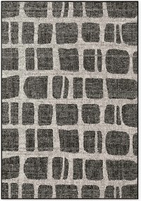 Ted Baker, Kusový koberec Ted Baker Haringey 106383 Black White, 200x300, čiernobiela, chodba / predsieň