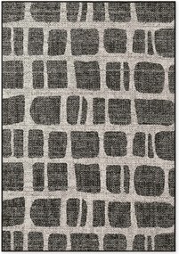 Ted Baker, Kusový koberec Ted Baker Haringey 106383 Black White, 200x300, čiernobiela, chodba / predsieň