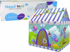 LEAN Toys Veselý cirkusový stan pre deti do záhrady