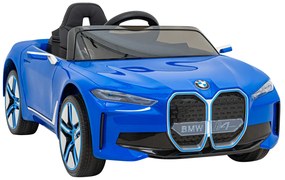 BMW i4 auto na batérie pre deti modré + diaľkové ovládanie