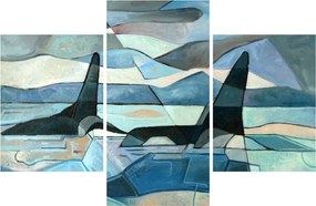 Obraz - Kosatky (90x60 cm)