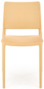 Oranžová plastová stolička K514