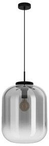Eglo 39674 - Luster na lanku BULCIAGO 1xE27/40W/230V pr. 35 cm dymová