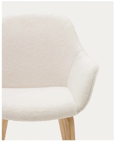 Biela jedálenská stolička Aleli – Kave Home