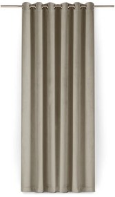 Béžový zamatový dimout záves 530x225 cm Velto – Filumi