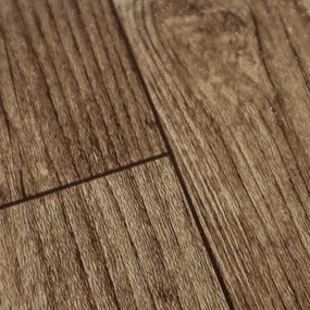 Multi-decor, PVC podlaha - lino AladinTex Štart 0201 dub tmavý, na mieru, šíře 2m, hnedá, bez podkladu, detská izba
