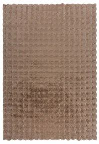 Hnedá syntetická kožušina 180x290 cm Waffle Faux Fur – Flair Rugs