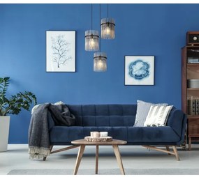 Globo 15698-3HR - Luster na lanku GORLEY 3xE27/60W/230V pr. 47 cm čierna