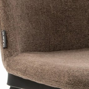 ROSSI DARK BROWN ČALÚNENÁ STOLIČKA brown