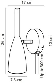 DFTP by Nordlux - Nástenné bodové svietidlo PURE 1xGU10/8W/230V biela