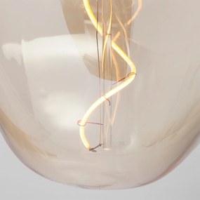 Teplá LED filamentová stmievateľná žiarovka E27, 3 W Voronoi II – tala