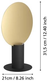 Eglo 900403 - LED Stolná lampa SARONA 1xGU10/4,5W/230V 3000K