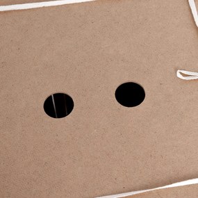 Bambusový kôš na bielizeň 60 l biely/sivý