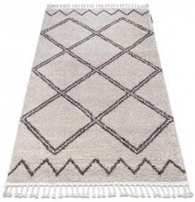 Dywany Łuszczów Kusový koberec Berber Asila B5970 cream and brown - 140x190 cm