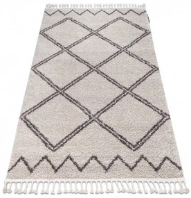 Dywany Łuszczów, Kusový koberec Berber Asila B5970 cream and brown, 120x170, béžová, obývacia izba