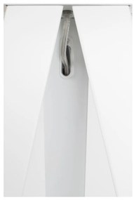 Biela stojacia lampa Zuiver Tripod, ø 50 cm