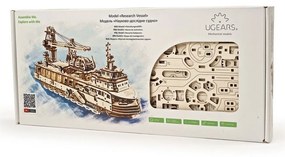 Ugears 3D puzzle Research Vessel – Výskumné plavidlo 575 ks