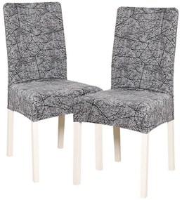 4Home Napínací poťah na stoličku Stone 45 - 50 cm, sada 2 ks