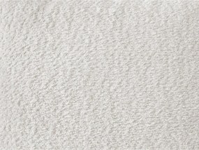 Biela rohová pohovka z textílie buklé (ľavý roh/s leňoškou) Azra – Bobochic Paris